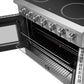 FORNO Galiano 36" 5.36 cu. ft. Freestanding Electric Range with French Door in Stainless Steel, FFSEL6917-36