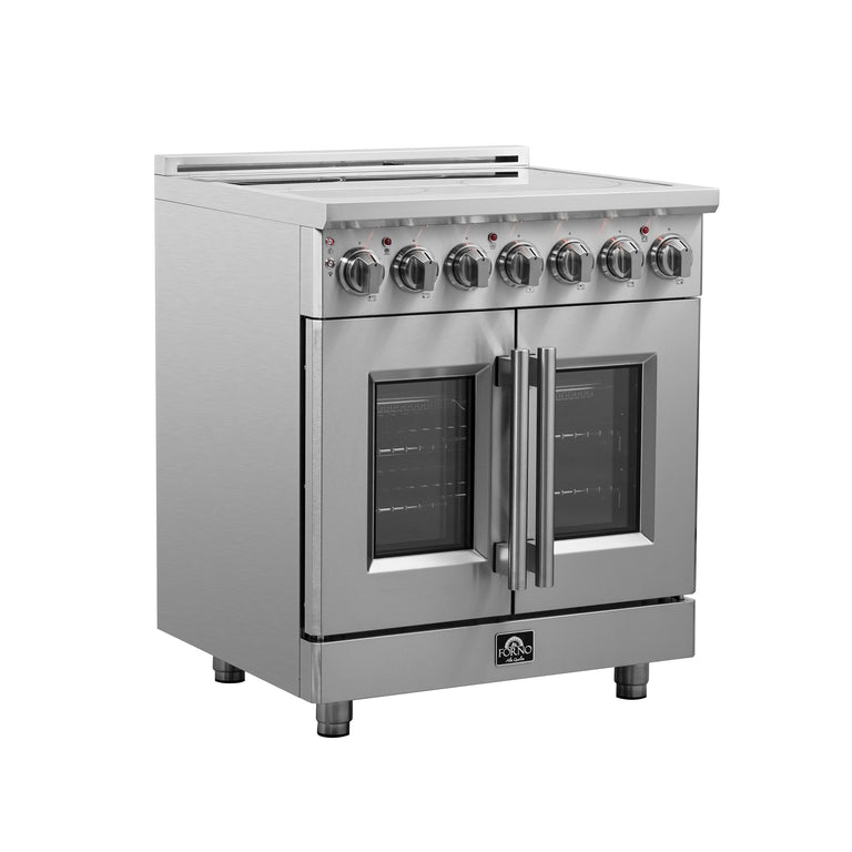 Forno 30" Freestanding French Door Electric Range with 5 Elements, FFSEL6955-30