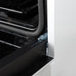 FORNO Espresso Leonardo 30" 5 cu. ft. Gas Range in White with Antique Brass Handles, FFSGS1116-30WHT