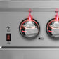 FORNO Capriasca 30" 4.32 cu. ft. Dual Fuel Range with 5 Italian Burners in Stainless Steel, FFSGS6187-30