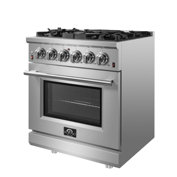 Forno 30″ Freestanding Gas Range with 5 Burners, FFSGS6239-30