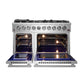 FORNO Massimo 48″ 6.58 cu. ft. Freestanding Gas Range with 8 Burners, FFSGS6239-48
