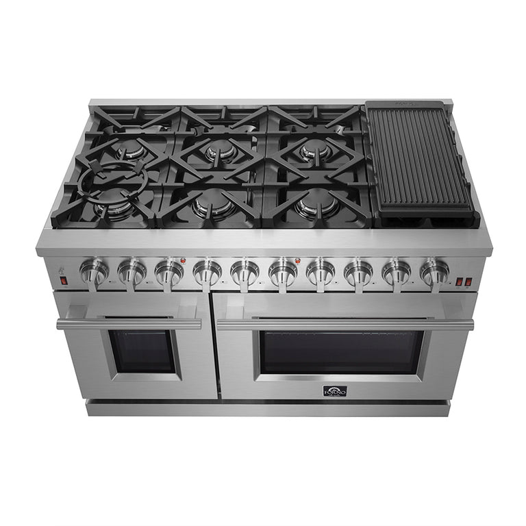 Forno 48″ Freestanding Gas Range with 8 Burners, FFSGS6239-48