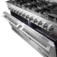 FORNO Massimo 60″ 8.64 cu. ft. Freestanding Gas Range with 10 Burners, FFSGS6239-60
