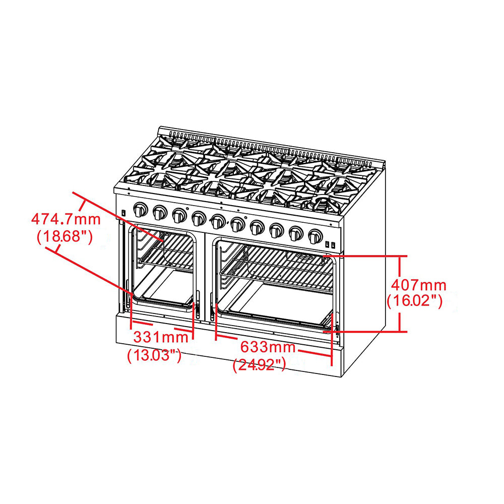 Oven Interior Dimensions