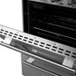 FORNO Breno 24" 2.3 cu. ft. Freestanding Gas Range with 4 Sealed Burners in Stainless Steel, FFSGS6272-24