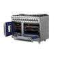 FORNO Massimo 48″ Freestanding French Door Dual Fuel Range with 8 Burners, FFSGS6325-48