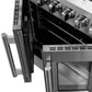 FORNO Galiano 30" 4.32 cu. ft. Dual Fuel Range with French Door in Stainless Steel, FFSGS6356-30