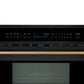 FORNO Espresso Oliena 30" 1.6 cu. ft. Built-In Microwave Oven in Black with Antique Brass Handles, FMWDR3093-30BLK
