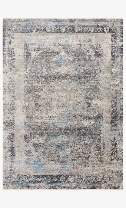 Loloi Franca FRN-03 Charcoal / Sky area rug - image 1