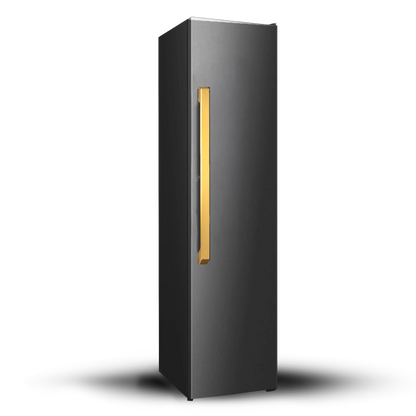 Induction Hardware 24-Inch Refrigerator Built-In Column with Water Dispenser, Black Stainless Steel, RFC-24-BS-ORION