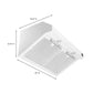 FORNO Espresso Bari 30" 400 CFM Under Cabinet Range Hood in White with Silver Handles, FRHUC5255-30WHT