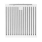 FORNO Espresso Bari 30" 400 CFM Under Cabinet Range Hood in White with Silver Handles, FRHUC5255-30WHT