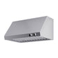 FORNO Biagio 36'' 600 CFM Wall Mount Range Hood in Stainless Steel, FRHWM5009-36