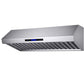 FORNO Palazzo 48'' 1,000 CFM Wall Mount Range Hood in Stainless Steel, FRHWM5030-48