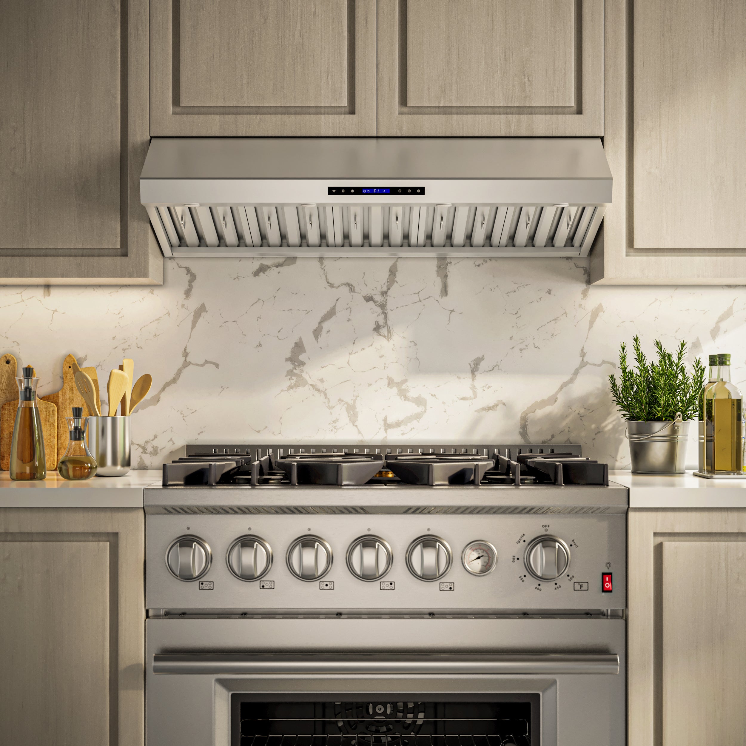 FORNO Palazzo 60'' 1,000 CFM Wall Mount Range Hood in Stainless Steel,