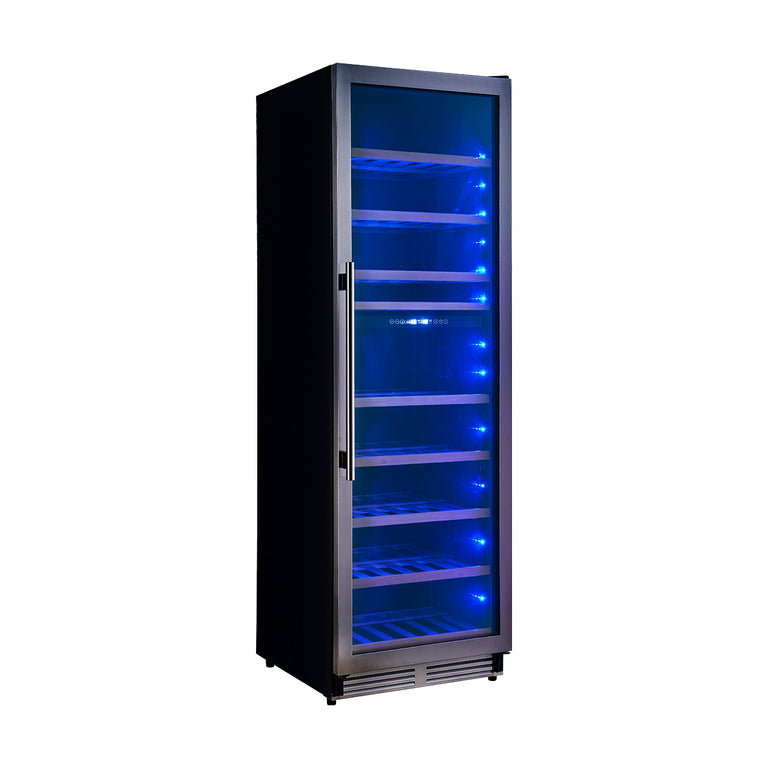 Forno 24" 16 Cu. Ft. Dual Zone 94 Bottle Wine Cooler, FWCDR6603-24S