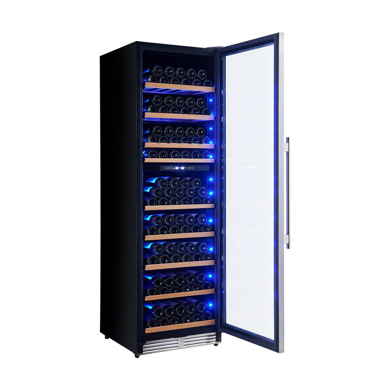 Forno 24" 16 Cu. Ft. Dual Zone 94 Bottle Wine Cooler, FWCDR6603-24S
