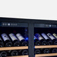 FORNO Vernazza 40" 25.07 cu.ft. 166 Bottle Dual Zone Wine Cooler in Stainless Steel, FWCDR6642-40S