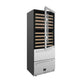 FORNO Celano 30" 21.3 cu.ft. 150 Bottle and 252 Can Dual Zone Wine Cooler, FWCDR6697-30S