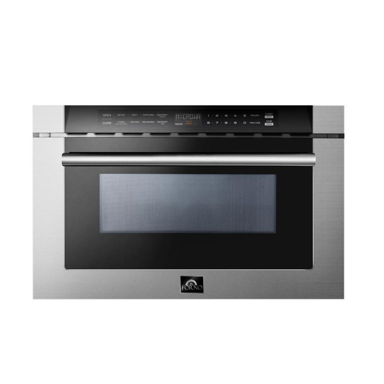 Forno Appliance Package - 48" Gas Range, 36" Refrigerator, Microwave Drawer, Dishwasher, AP-FFSGS6244-48-25