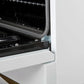FORNO Antico 36" 4.5 cu. ft. Dual Fuel Range with 6 Sealed Burners in White with Antique Brass Accents, FFSGS6113-36WHT