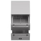 FORNO Como 24" 4.87 cu. ft. Outdoor/Indoor Drawer Refrigerator in Stainless Steel, FDROD1611-24S