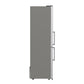 FORNO Guardia 23.4" 10.8 cu. ft. Left Swing Refrigerator with Bottom Freezer in Stainless Steel, FFFFD1778-24LS