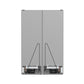 FORNO Guardia 46.8" 21.6 cu. ft. Bottom Mount Refrigerator in Stainless Steel, FFFFD1778-48