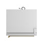 FORNO Espresso Milano 62" 34.4 cu. ft. Side-By-Side Refrigerator with Ice Maker in White with Silver Accents, FFFFD1787-60WHT