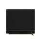 FORNO Espresso Milano 62" 34.4 cu. ft. Side-By-Side Refrigerator with Ice Maker in Black with Silver Accents, FFFFD1787-60BLK