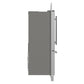 FORNO Gallipoli 35" 17.5 cu. ft. French Door Built-In Refrigerator in Stainless Steel with Ice Maker and Grill Trim Kit, FFFFD1974-35SG