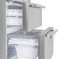 FORNO Moena 36" 19.2 cu. ft. French Door Built-In Refrigerator in Stainless Steel with Ice Maker, FFRBI1820-36SB