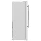 FORNO Espresso Salerno 36" 20 cu. ft. Side-By-Side Refrigerator with Water and Ice Dispenser in White with Silver Handles