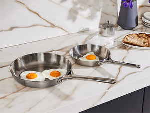 Caraway Stainless Steel Fry Pan Duo