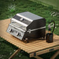 Monument Grills Table Top G22 Series | 2 Burner Gas Grill in Stainless Steel