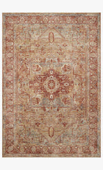 Loloi Gaia GAA-01 Gold / Brick area rug - image 1