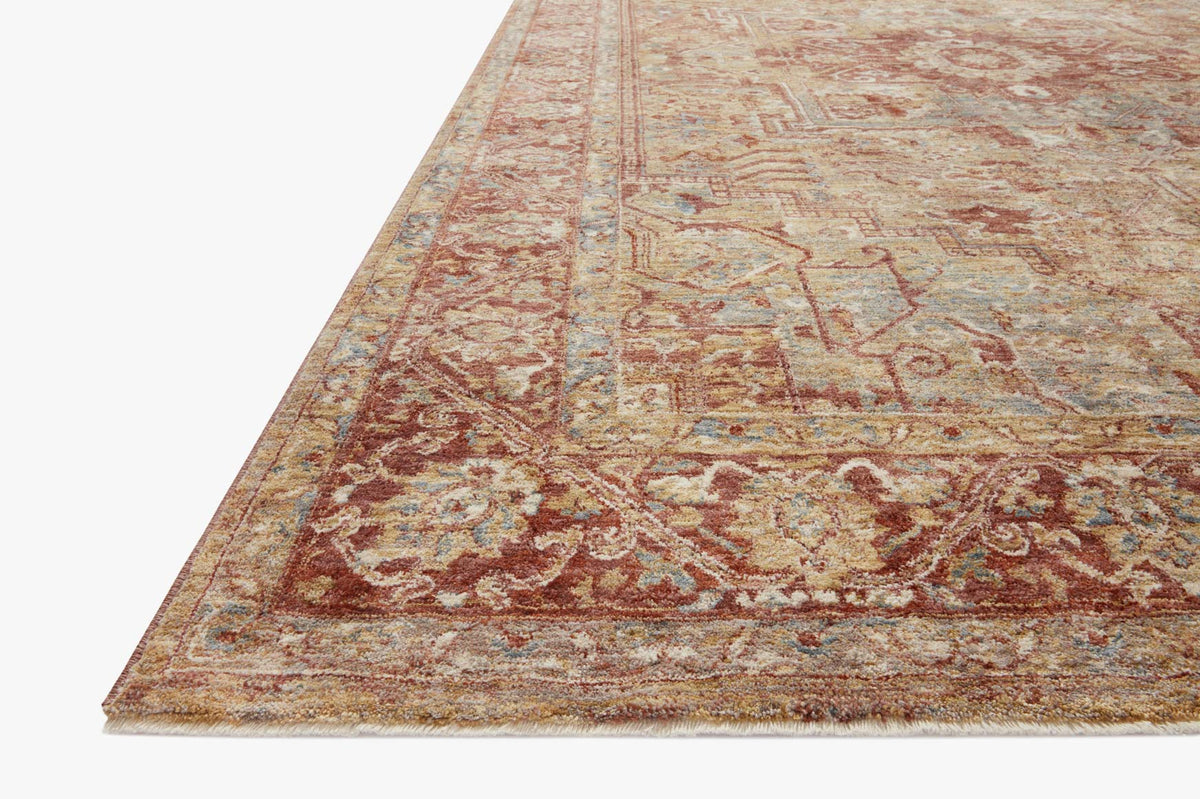 Loloi Gaia GAA-01 Gold / Brick area rug - image 2