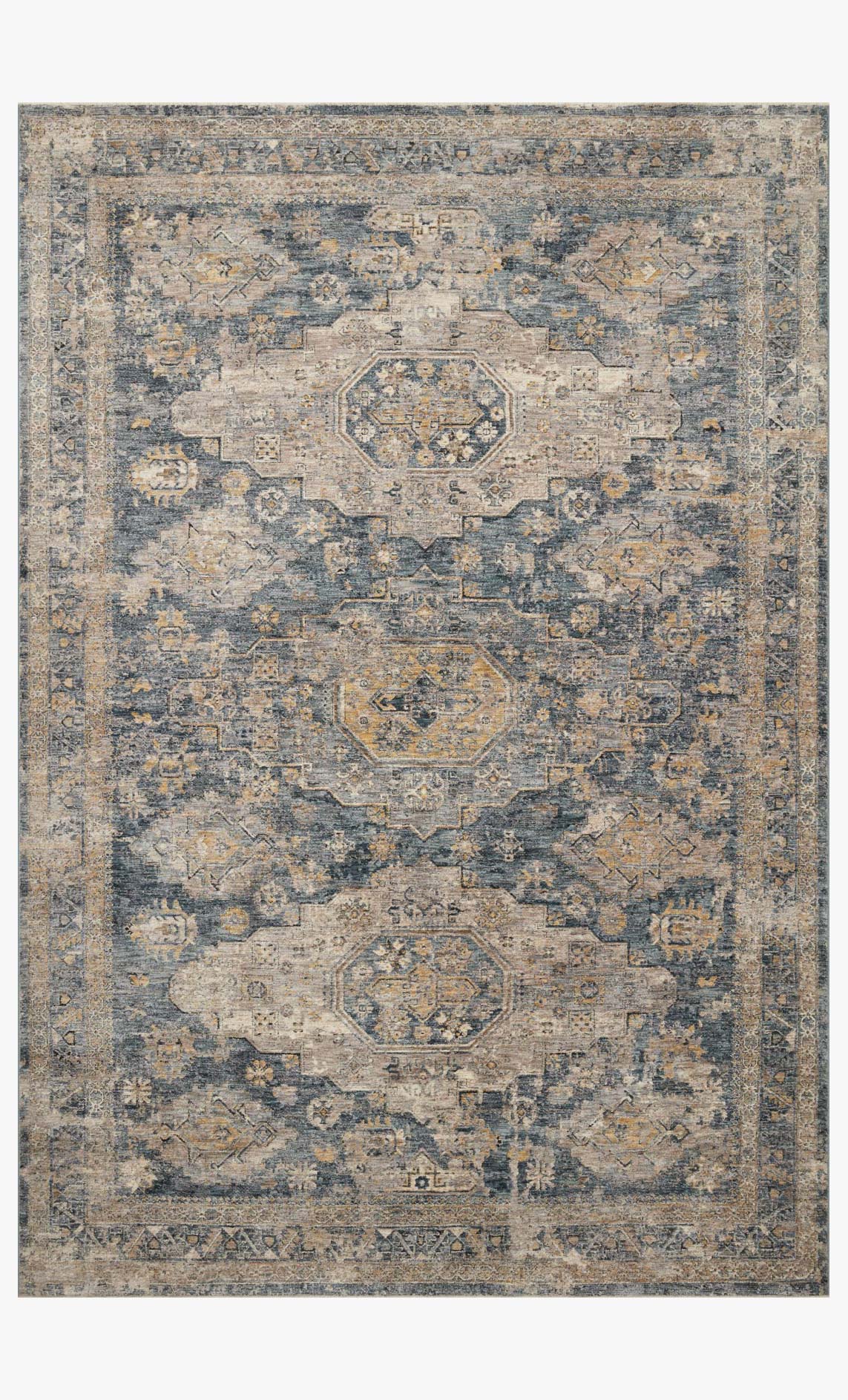 Loloi Gaia GAA-02 Denim / Taupe area rug - image 1