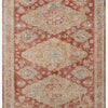 Loloi Gaia Collection Power Loomed Traditional Area Rug GAA-02 - Gold / Brick