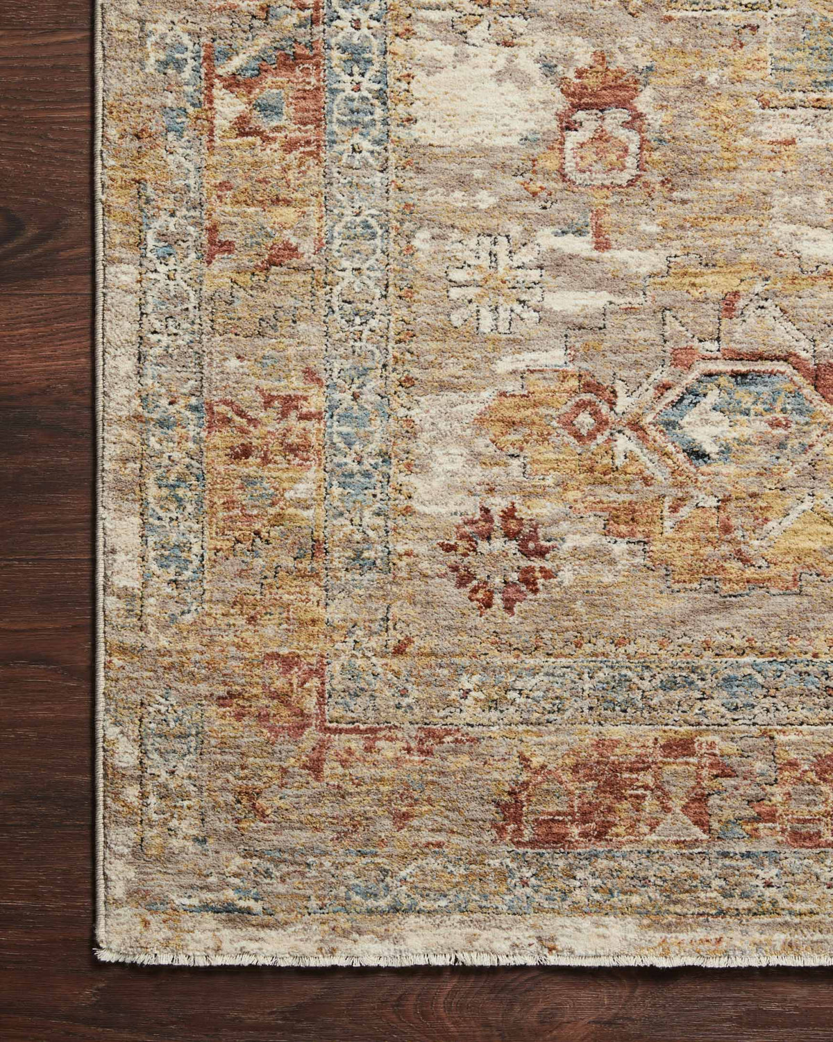 Loloi Gaia GAA-02 Gold / Taupe area rug - image 5