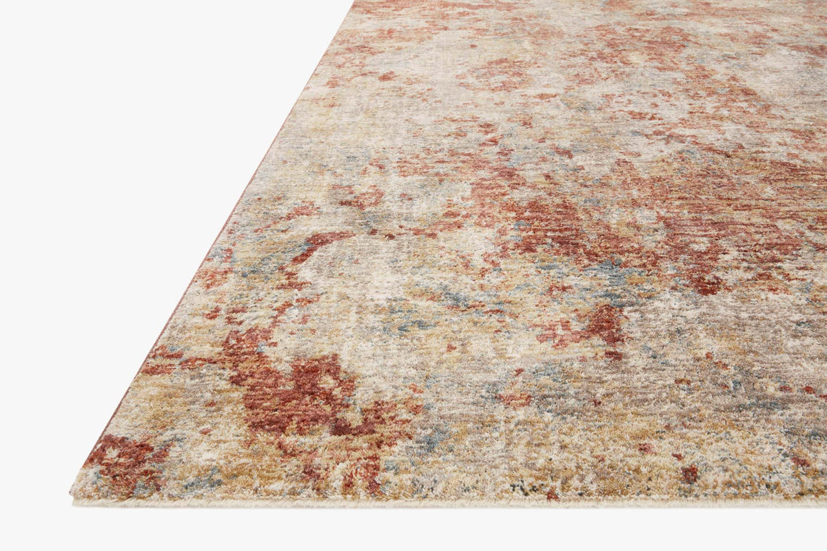 Loloi Gaia GAA-03 Taupe / Brick area rug - image 2