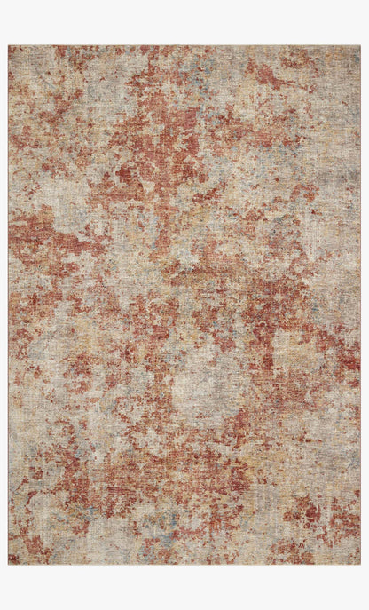 Loloi Gaia GAA-03 Taupe / Brick area rug - image 1