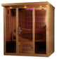 Dynamic Monaco Elite Ultra Low EMF Indoor Infrared Sauna in Canadian Hemlock (6-Person Capacity)