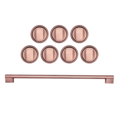Cosmo Rose Gold Handle and Knob Set for GRP366 Range, GRP366HK-RGD