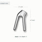 Caraway Stainless Steel Garlic Press