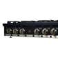 FORNO Ambassador Valente 36" Gas Cooktop, 6 Sealed Burners with Dual Ring Burner, Cast Iron Grates in Black with Antique Brass Accents and Copper Rivet Trim, FCTGS5799-36CPBLK