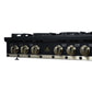FORNO Ambassador Valente 36" Gas Cooktop, 6 Sealed Burners with Dual Ring Burner, Cast Iron Grates in Black with Antique Brass Accents and Copper Rivet Trim, FCTGS5799-36CPBLK