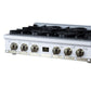 FORNO Ambassador Valente 36" Gas Cooktop, 6 Sealed Burners with Dual Ring Burner, Cast Iron Grates in White with Antique Brass Accents and Copper Rivet Trim, FCTGS5799-36CPWHT