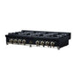 FORNO Ambassador Valente 48" Gas Cooktop, 8 Sealed Burners with 2 Dual Ring Burners, Cast Iron Grates in Black with Antique Brass Accents and Copper Rivet Trim, FCTGS5799-48CPBLK